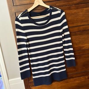 Ann Taylor striped summer sweater